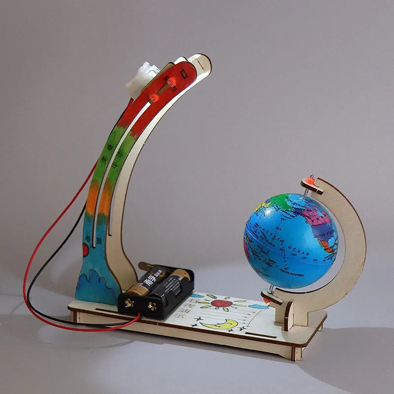Kit STEM Cycle Jour-Nuit – Modèle Éducatif Terre-Soleil pour Enfants 8–12 ans