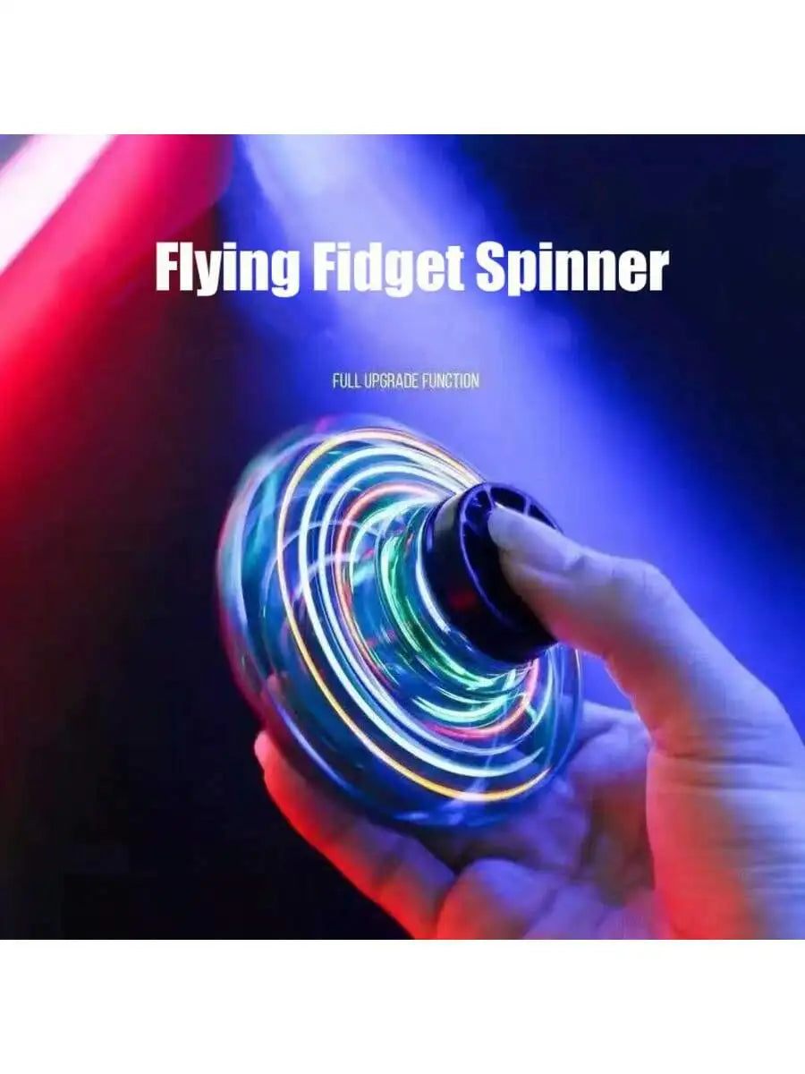 Drone UFO LED avec effet gyroscope