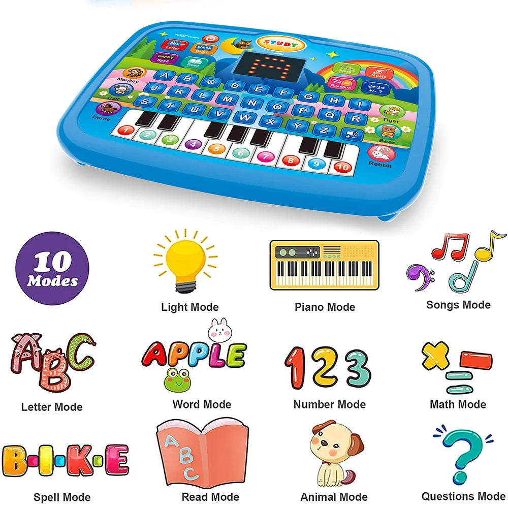 Tablette d’apprentissage pour enfants – Lecture, maths et musique