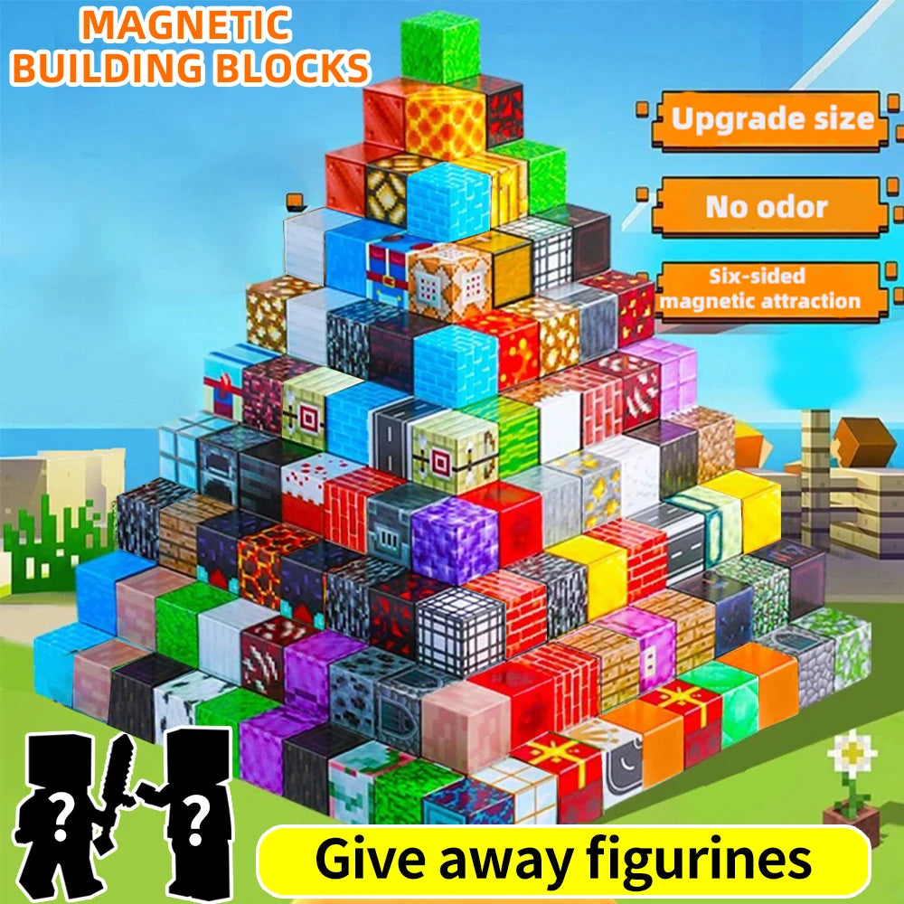Blocs de construction magnétiques pour enfants – Kit de jeu éducatif à assembler