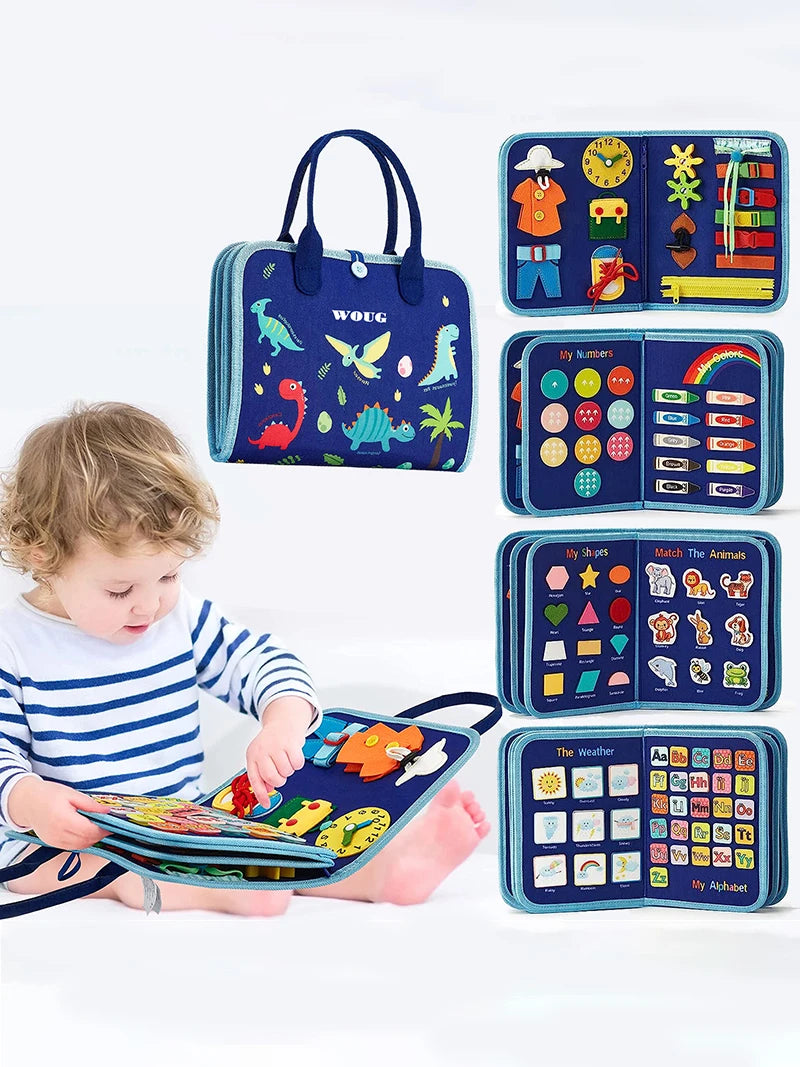 Busy Board Montessori – Éveil & motricité