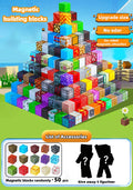 Blocs de construction magnétiques pour enfants – Kit de jeu éducatif à assembler
