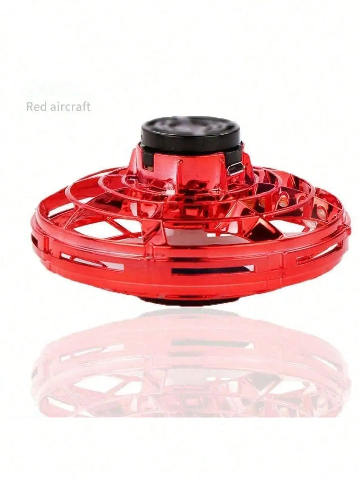 Drone UFO LED avec effet gyroscope