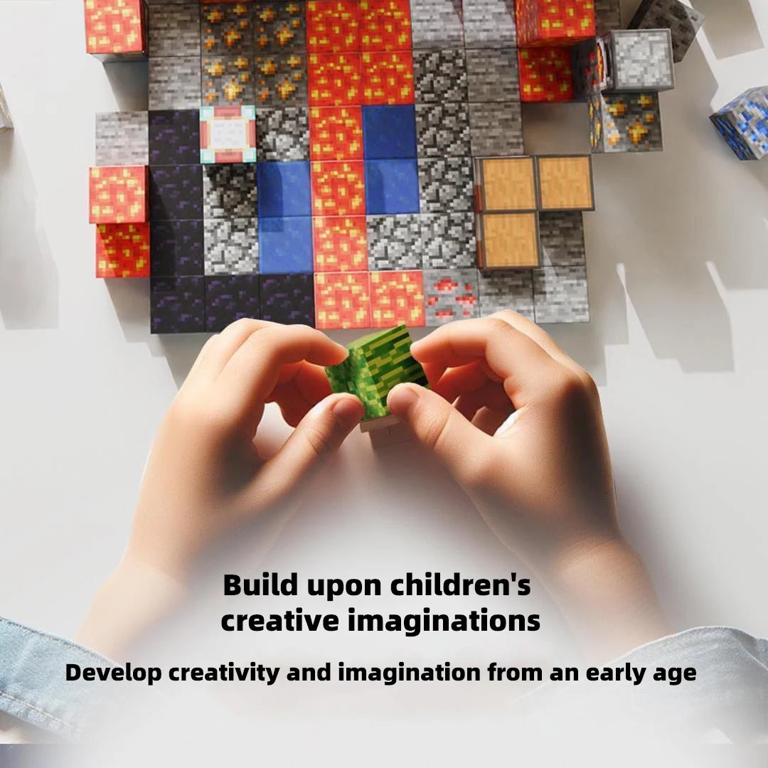 Blocs de construction magnétiques pour enfants – Kit de jeu éducatif à assembler