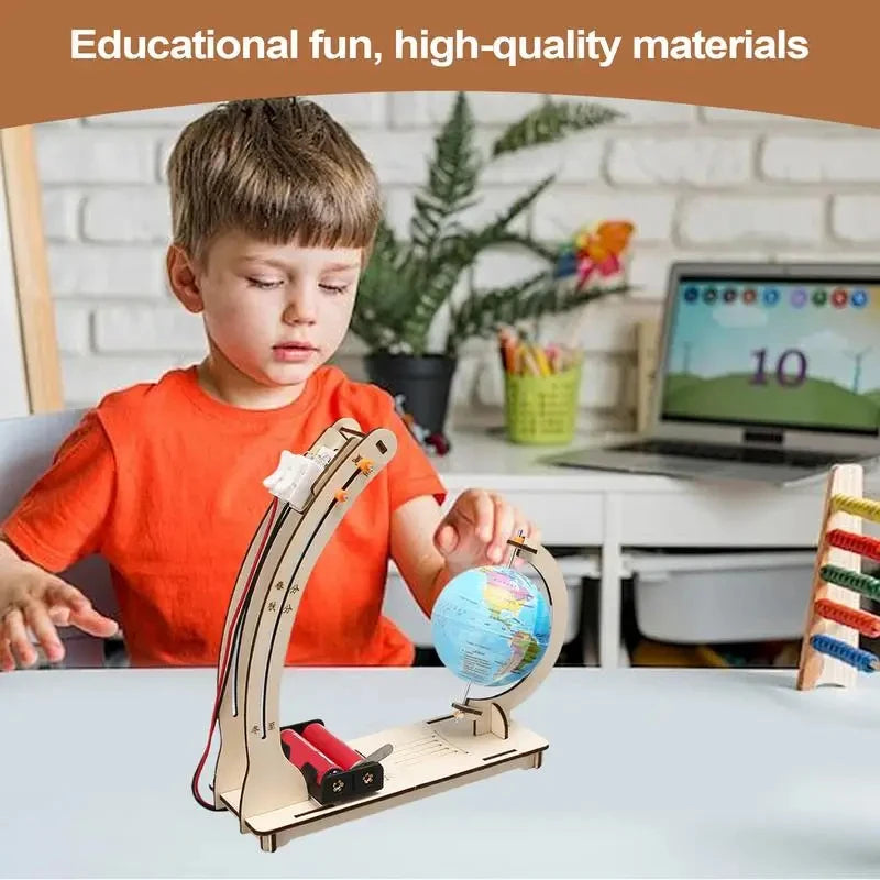 Kit STEM Cycle Jour-Nuit – Modèle Éducatif Terre-Soleil pour Enfants 8–12 ans